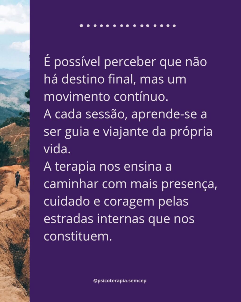 Instagram post from psicoterapia.semcep. This post is in position 4.