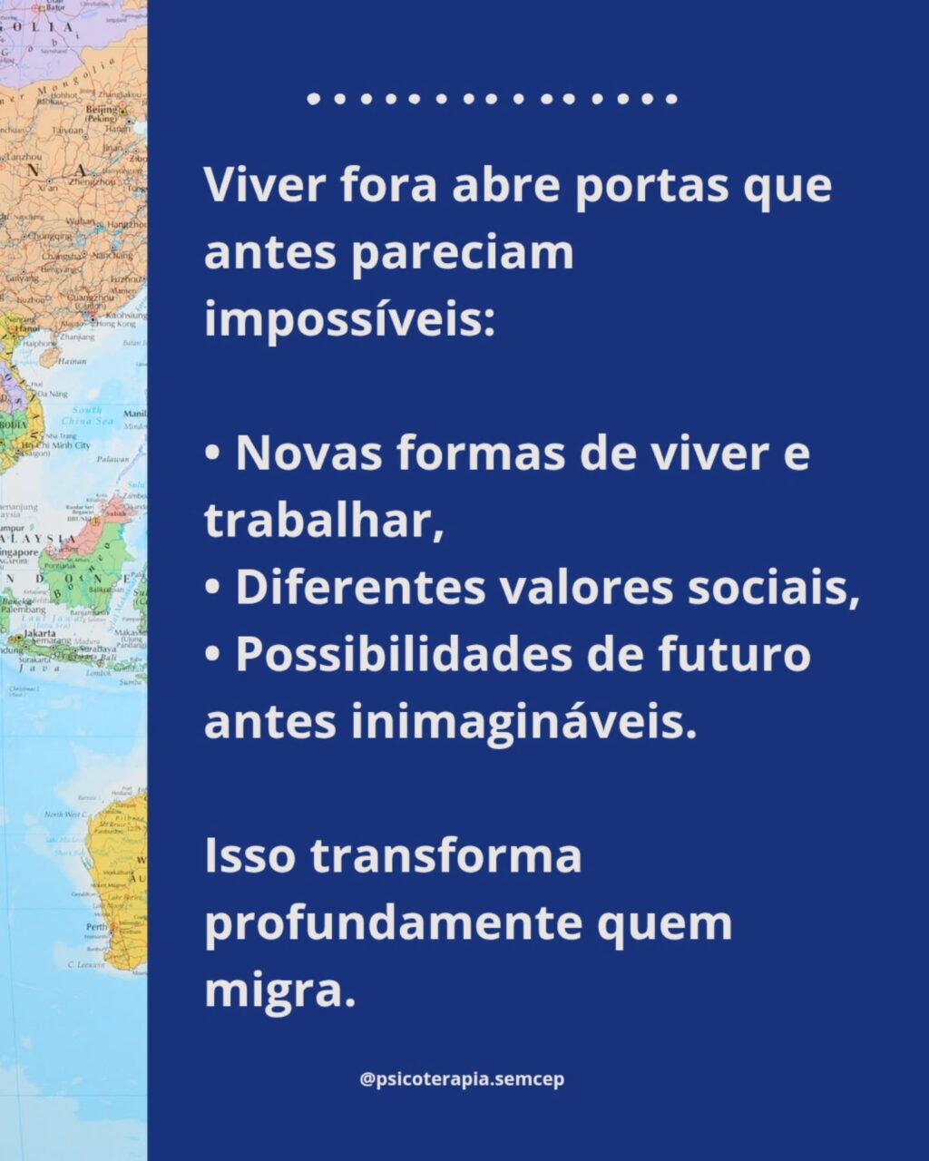 Instagram post from psicoterapia.semcep. This post is in position 2.