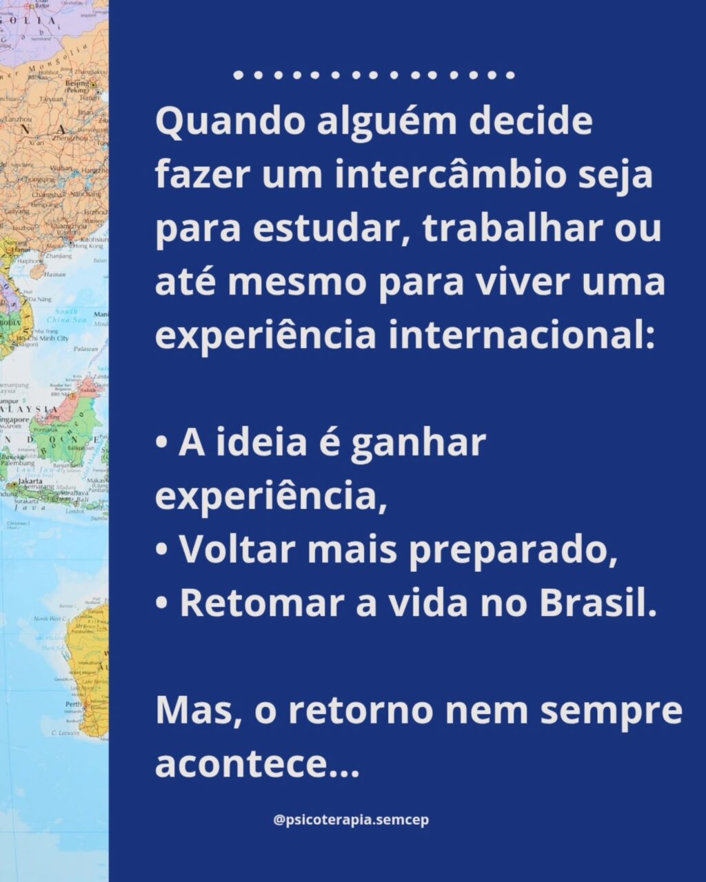 Instagram post from psicoterapia.semcep. This post is in position 1.