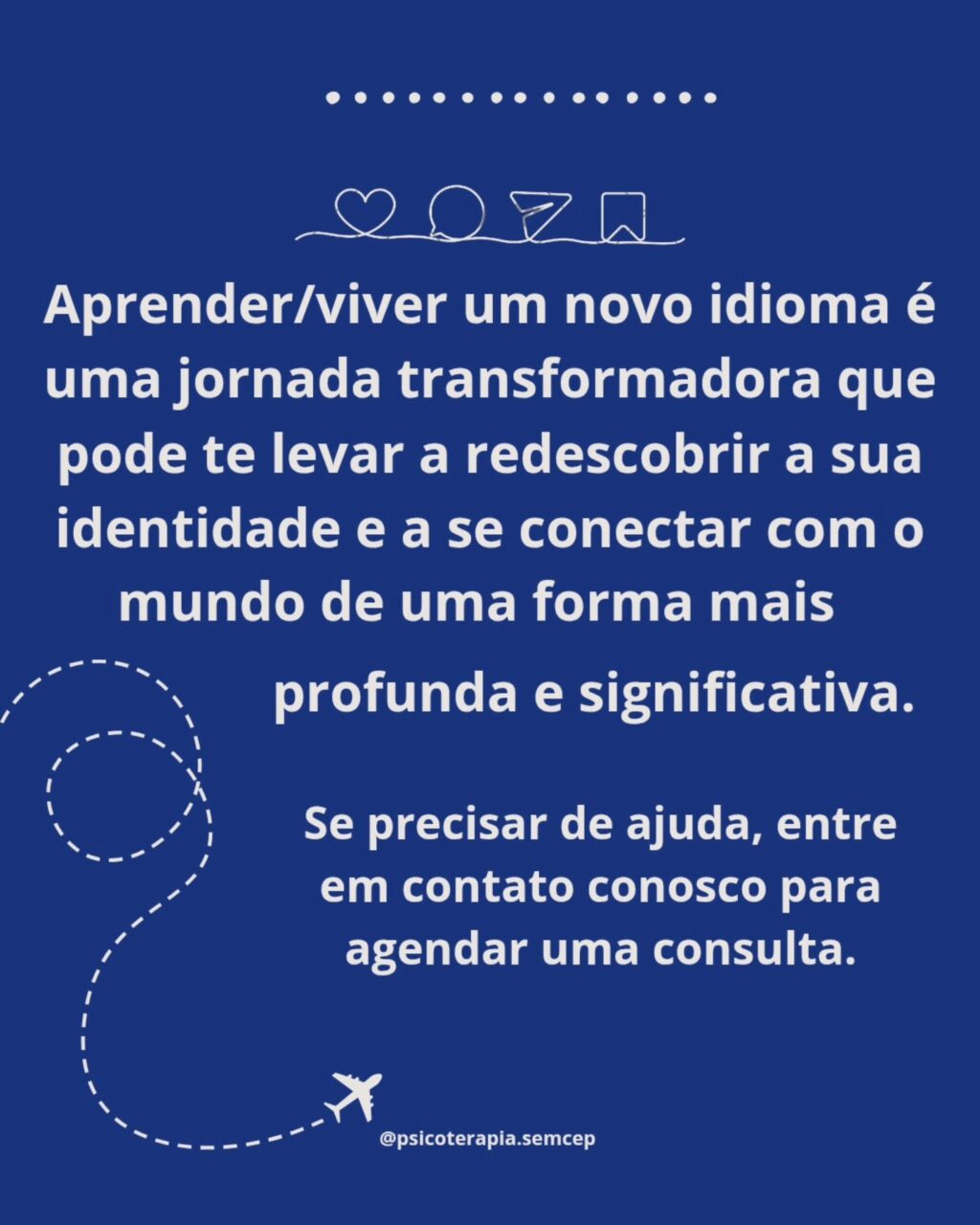 Instagram post from psicoterapia.semcep. This post is in position 5.