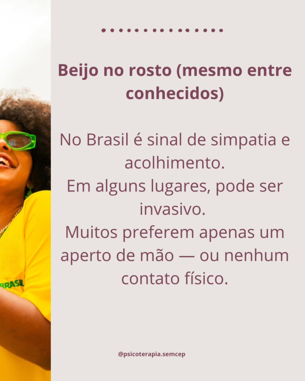 Instagram post from psicoterapia.semcep. This post is in position 1.